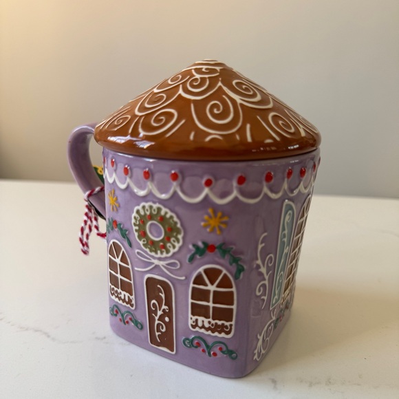 Anthropologie Lavender Ginger Stoneware Mug Mint NWT - Picture 7 of 12